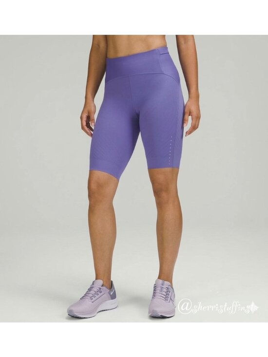 lululemon athletica Pants - NWOT New Lululemon SenseKnit Running High-Rise Shorts 10" Charged Indigo Size 6
